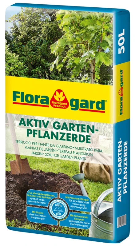 FLORAGARD Aktiv Gartenpflanzerde, 50 L 3 FLORAGARD Aktiv Gartenpflanzerde, 50 L