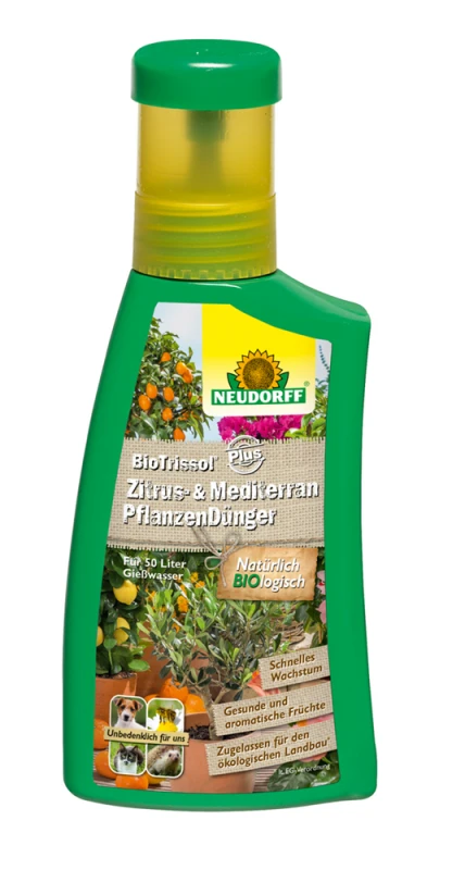 BIO TRISSOL Plus Zitrus-& Mediterranpflanzen Dünger, 250 Ml 3 BIO TRISSOL Plus Zitrus-& Mediterranpflanzen Dünger, 250 Ml