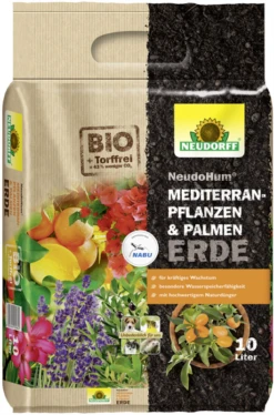 NEUDOHUM Mediterranpflanzen-& Palmenerde, 10 L