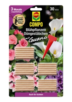 COMPO Düngestäbchen Für Blühpflanzen, 30 Stück