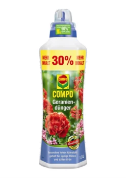 COMPO Geraniendünger, 1,3 L