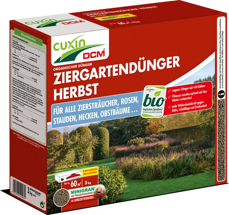 CUXIN Ziergartendünger „Herbst“, 3 Kg 3 CUXIN Ziergartendünger „Herbst“, 3 Kg