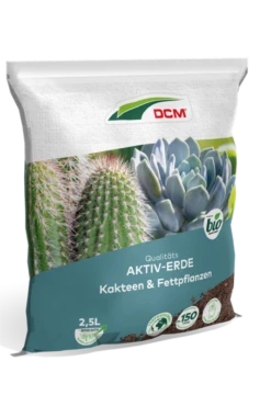 CUXIN Aktiv-Kakteen-& Fettpflanzenerde, 2,5 L