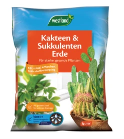WESTLAND Kakteen-& Sukkulentenerde, 4 L