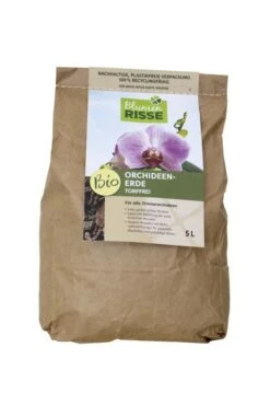 BLUMEN RISSE Bio-Orchideenerde, Torffrei, 5L